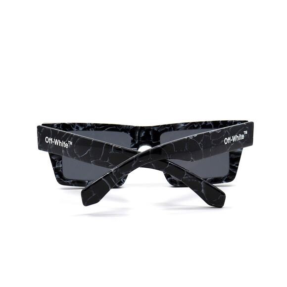NEW! OFF-WHITE OER1017 1107 BLACK MARBLE GREY AUTHENTIC SUNGLASSES - Picture 7 of 12